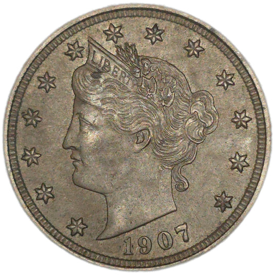 1907  US Liberty Head "V" Nickel