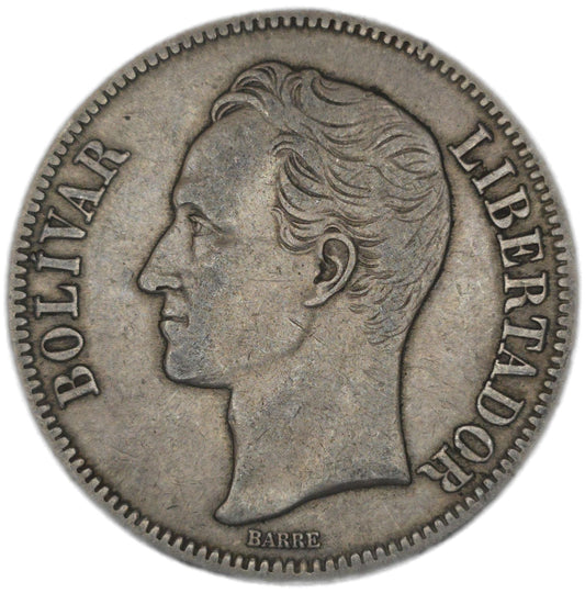 1929 Venezuela 5 Bolívares - Arts & Entertainment > Hobbies & Creative Arts > Collectibles > Collectible Coins & Currency > Collectible Coins > Rare Coins from The Half Crown