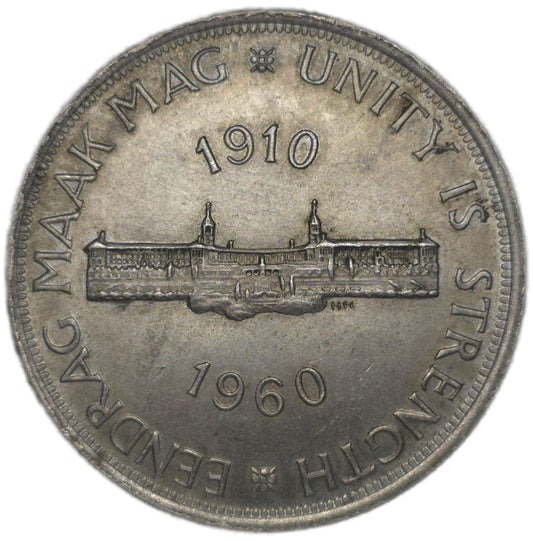 1960 South Africa 5 Shillings - Arts & Entertainment > Hobbies & Creative Arts > Collectibles > Collectible Coins & Currency > Collectible Coins > Rare Coins from The Half Crown