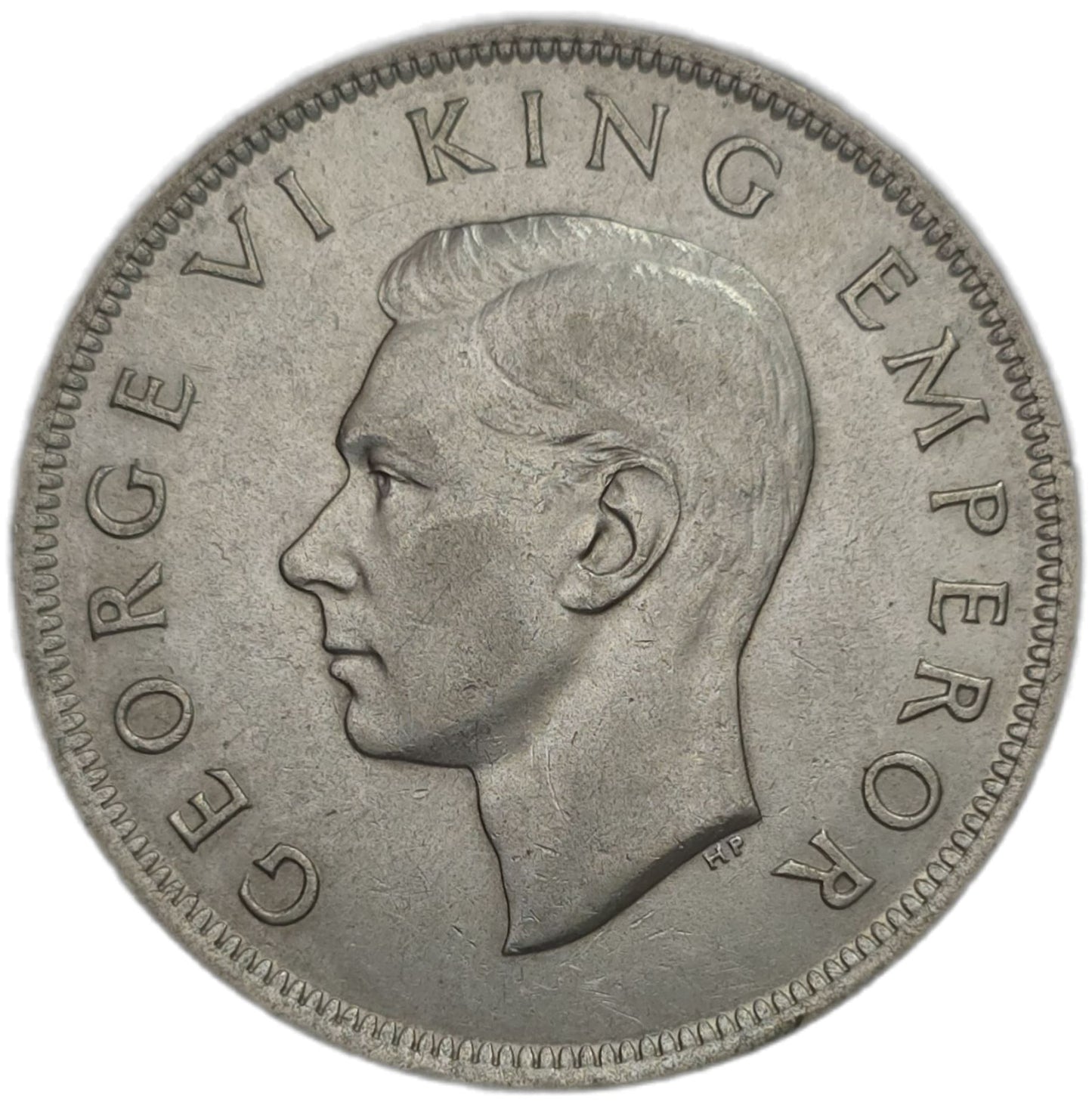 1943 New Zealand Half Crown, EF