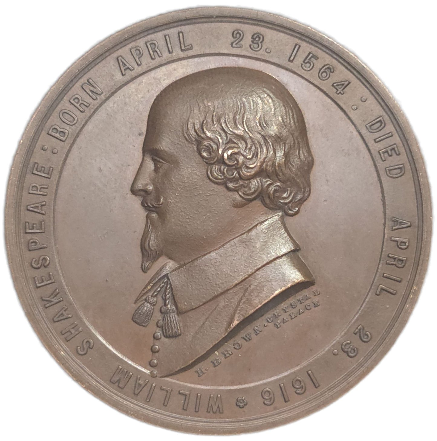 1864 United Kingdom Shakespeare Festival Medal