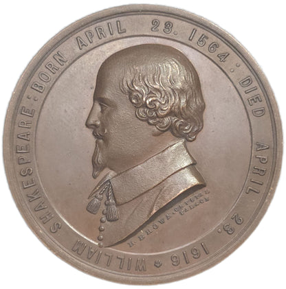 1864 United Kingdom Shakespeare Festival Medal