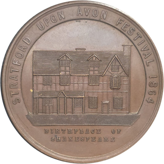 1864 United Kingdom Shakespeare Festival Medal