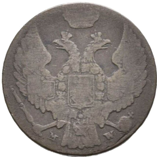 1840 Poland 10 Groszy - Arts & Entertainment > Hobbies & Creative Arts > Collectibles > Collectible Coins & Currency > Collectible Coins > Rare Coins from The Half Crown