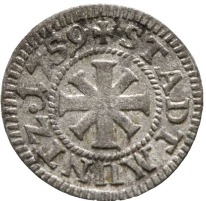 1759 German States 1 Kreuzer, Nuremberg