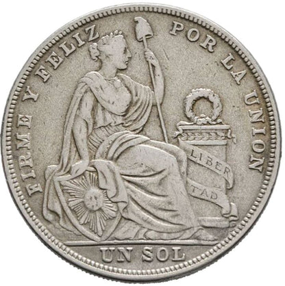 1924 Peru 1 Sol, gFine