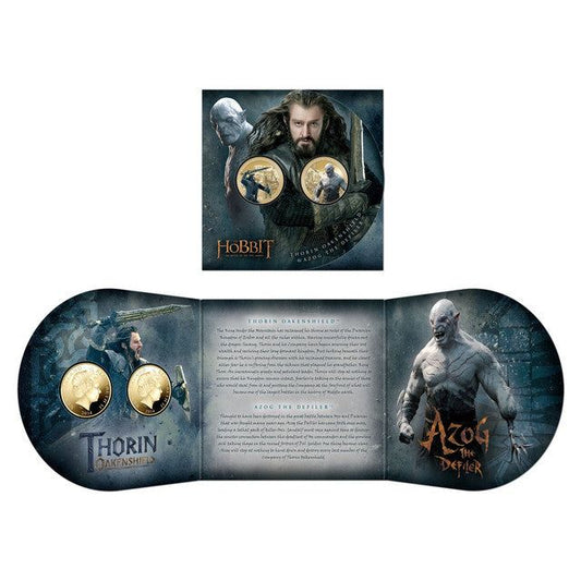 The Hobbit: The Battle of the Five Armies Brilliant Uncirculated Coin Set - Arts & Entertainment > Hobbies & Creative Arts > Collectibles > Collectible Coins & Currency > Collectible Coins > Commemorative Coins from The Half Crown