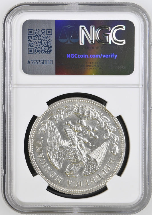 1908 Mexico 1 Peso NGC Graded