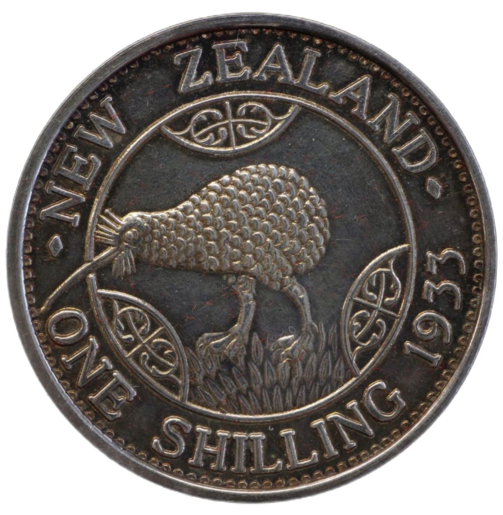 Auckland Numismatic Society, 1933 Shilling