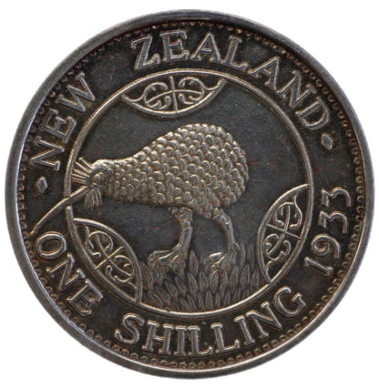 Auckland Numismatic Society, 1933 Shilling
