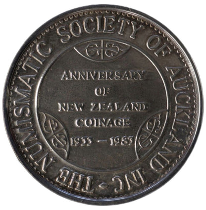 Auckland Numismatic Society, 1933 Shilling
