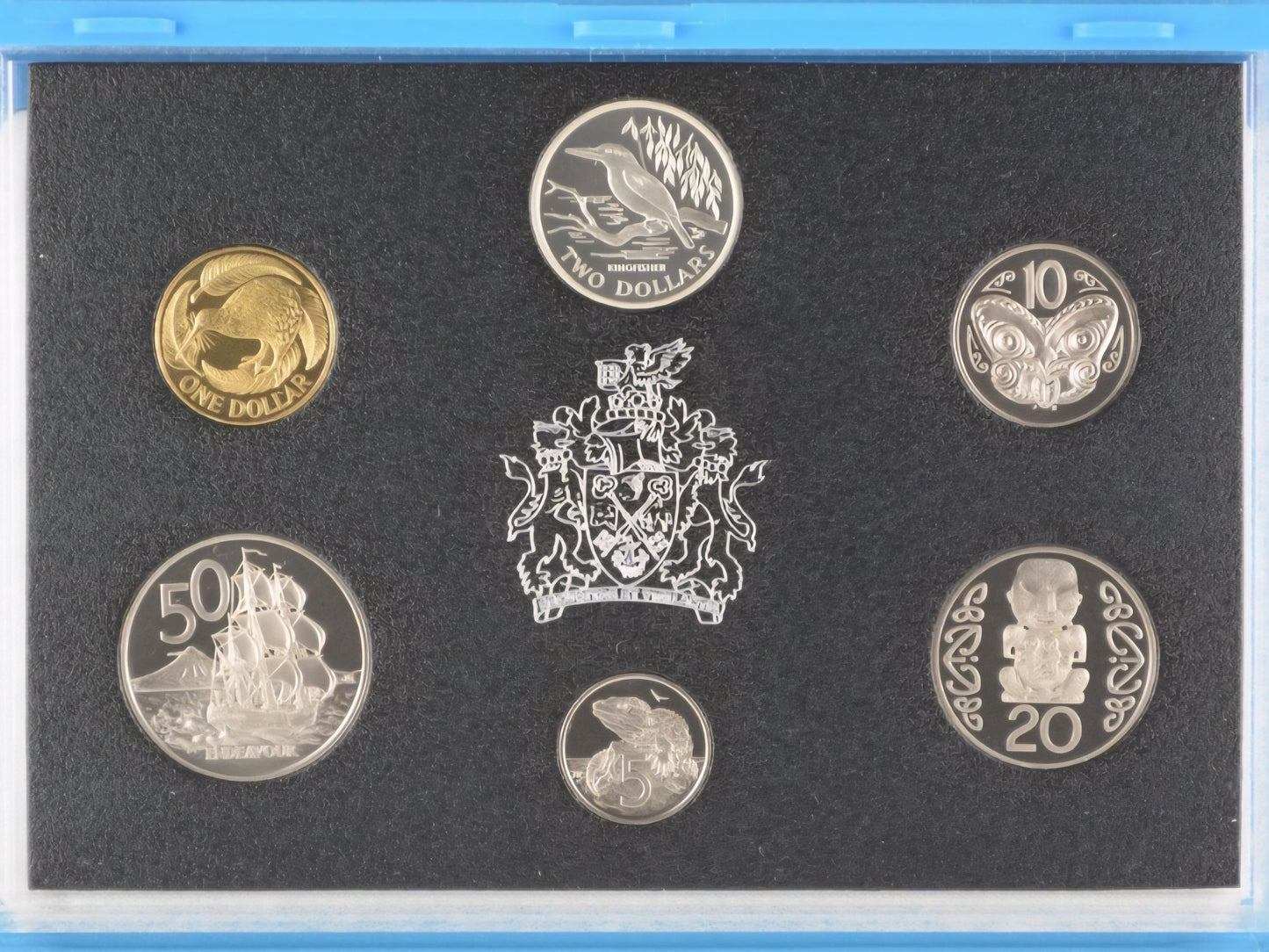 1993 New Zealand Kingfisher Proof Set