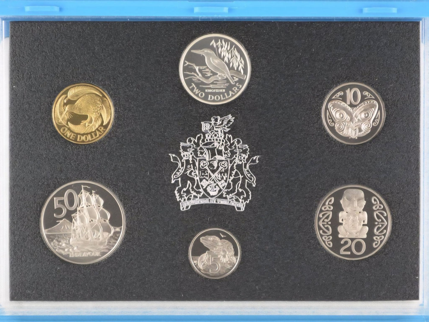 1993 New Zealand Kingfisher Proof Set