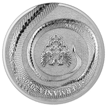 2020 Germany 5 Mark, Germania Beasts Fafnir 1 oz Silver