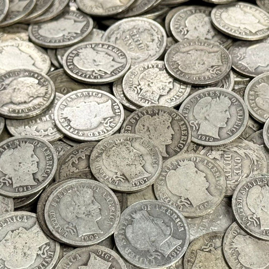 1892-1916 United States Barber Dime  [random date, price per coin]