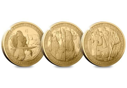 The Hobbit: An Unexpected Journey Brilliant Uncirculated Coin Set - Arts & Entertainment > Hobbies & Creative Arts > Collectibles > Collectible Coins & Currency > Collectible Coins > Commemorative Coins from The Half Crown